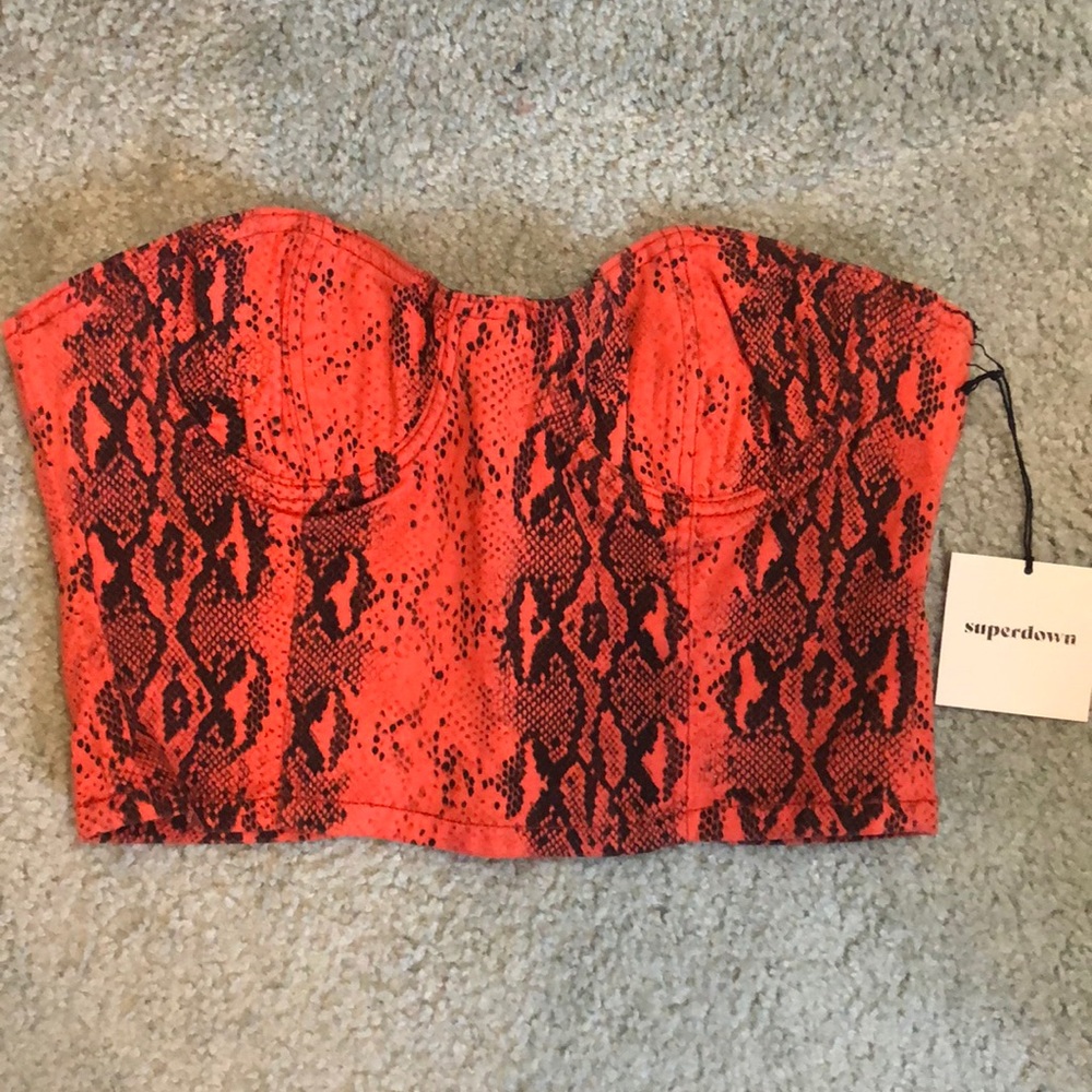 Superdown tube top from Revolve